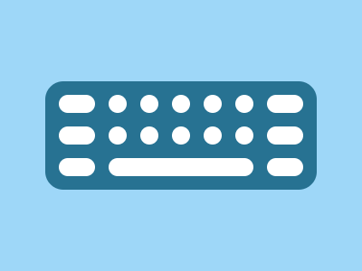 cssynth's rendering of the keyboard